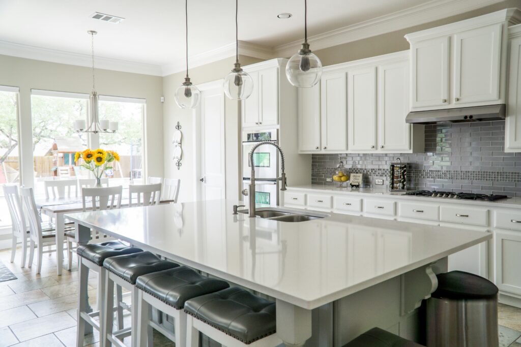 Sparkling kitchen after professional cleaning service